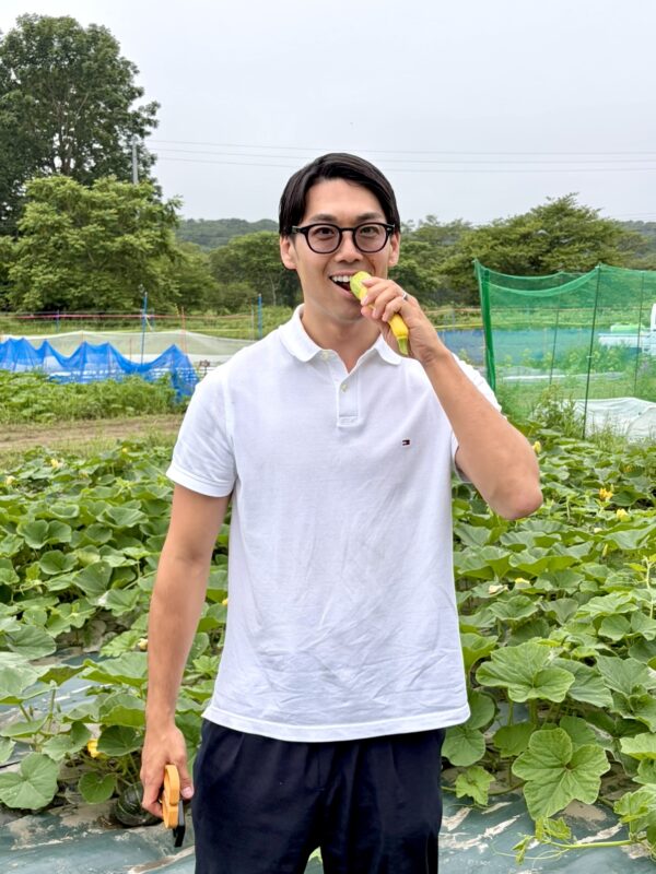 採れたての試食
